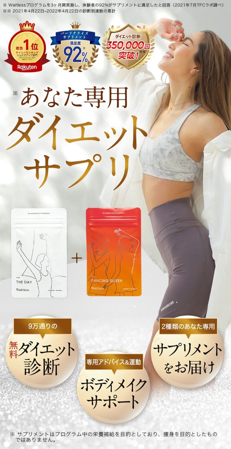 ウェイトレス サプリ　販売店